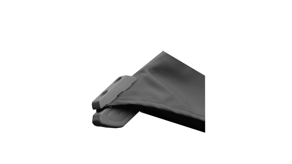 Parasol droit aluminium 5x5 m