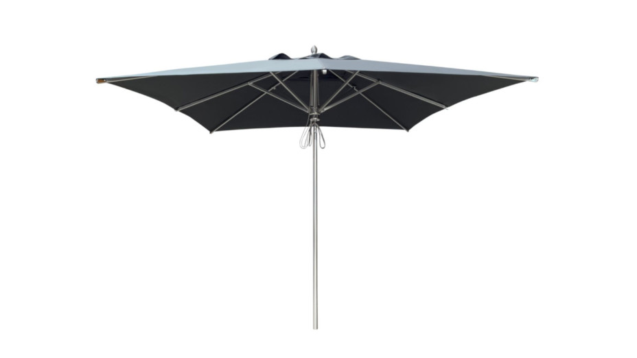 Parasol droit aluminium 3x3 m