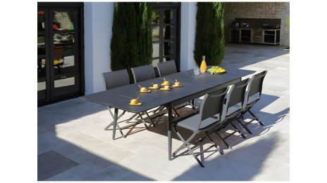 Table Dublin 200/250/300 cm, plateau Trespa®