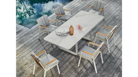 Table Oléron 180/240 cm, plateau Kedra®