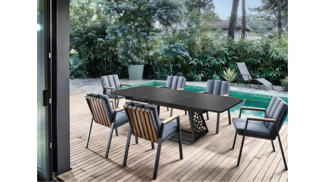 Table Ré 180/240 cm, plateau Kedra®