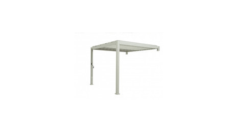 Pergola bioclimatique adossée en aluminium Ombréa