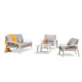 Salon de jardin bas aluminium