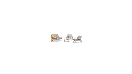 Salon de jardin bas aluminium