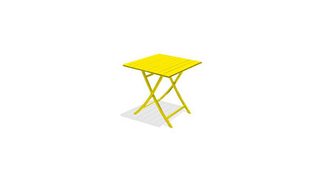 Table de jardin carrée